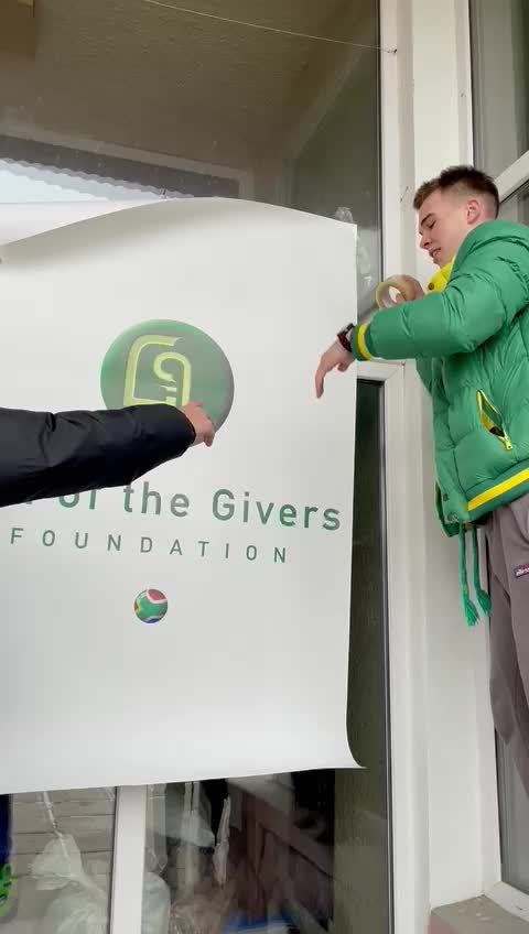 Gift of the Givers distribution centre in Ukraine