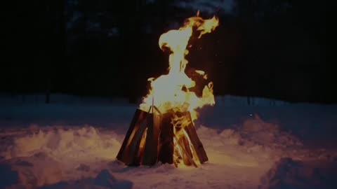 Soothing Outdoor Campfire