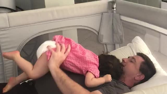 Going crazy with daddy
