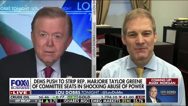 Rep. Jim Jordan on Lou Dobbs Tonight 2.4.2021