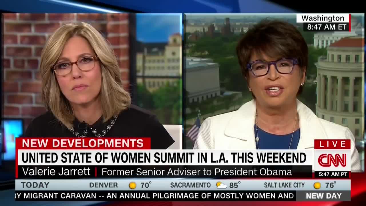 Valerie Jarrett thinks Obama should get credit for Trump's booming economy
