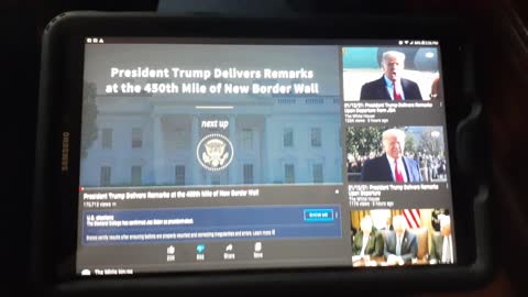 White House YouTube censored trump's speech