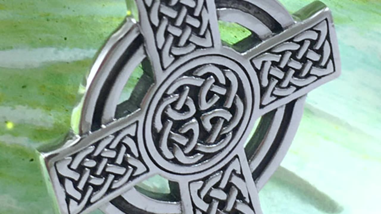 Tiny Charm: Small Celtic Cross Pendant