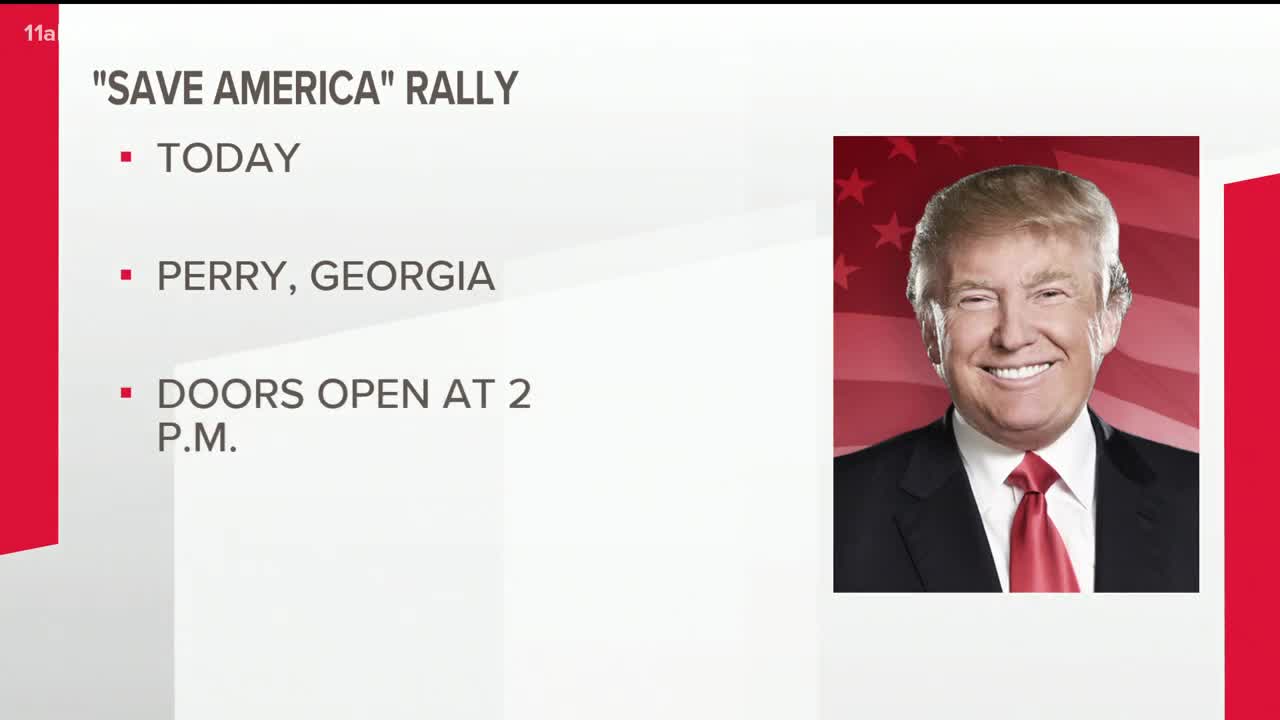 Sep. 25, 2021: Perry GA rally Timeline