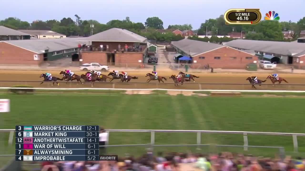 Preakness Stakes 2019 (FULL RACE), jockey John Velazquez thrown from horse | NBC Sports