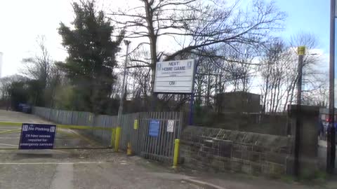 A tour around Hillsborough S6 football ground Sheffield Wednesday during the lockdown.