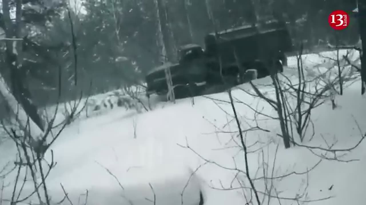 Ukrainian saboteurs entering Russian territory ambush a truck with Russians on board –Combat footage