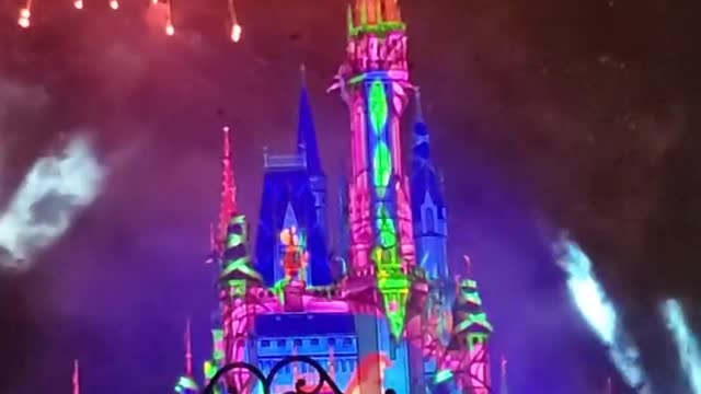 Magic Kingdom Fireworks | Disney World Cinderella Castle #shorts #disneyworld #magickingdom