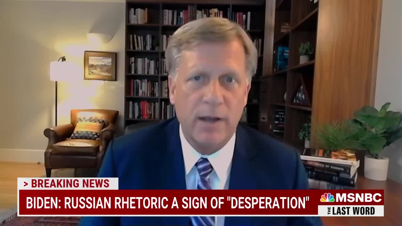 'Putin Has Lost His War In Ukraine' Says Amb. Michael McFaul