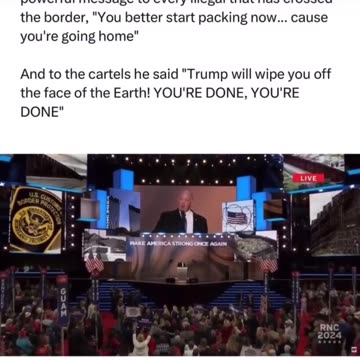 Trump's incoming ICE Director issues powerful message to Illegals