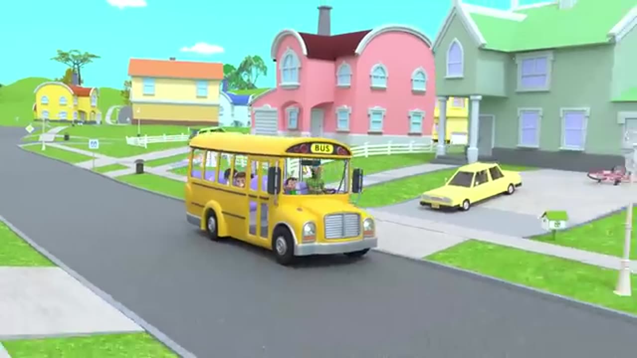 Wheels on the Bus Rhymes & Kids Songs