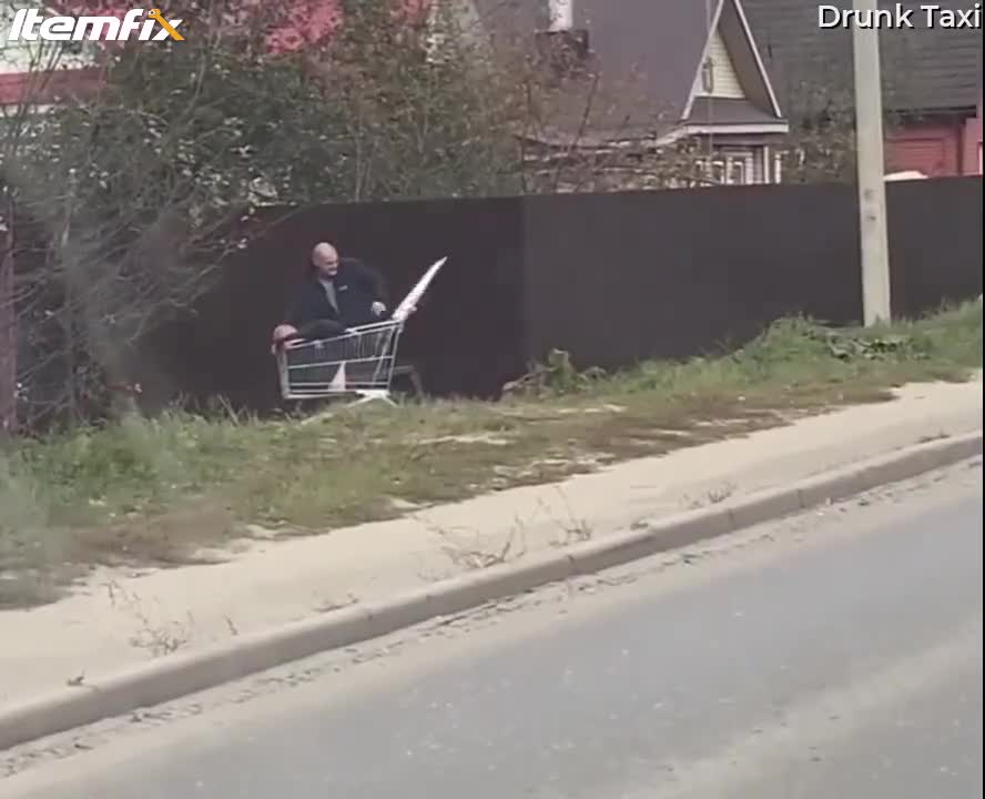 Taxi for a drunk buddy!