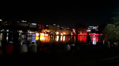 HOAN KIEM LAKE In HANOI, VIETNAM