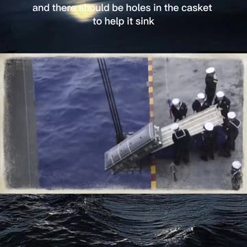 Burial at sea for civilians