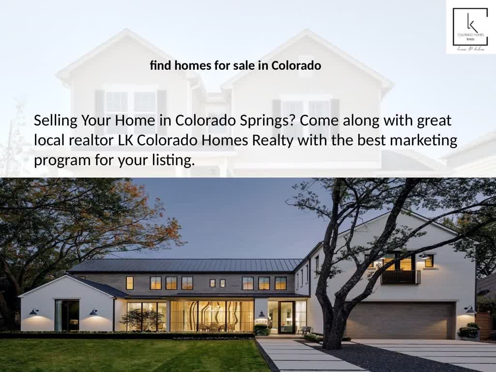 colorado springs homes for sale