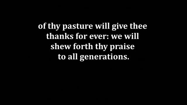Psalms 79 King James version
