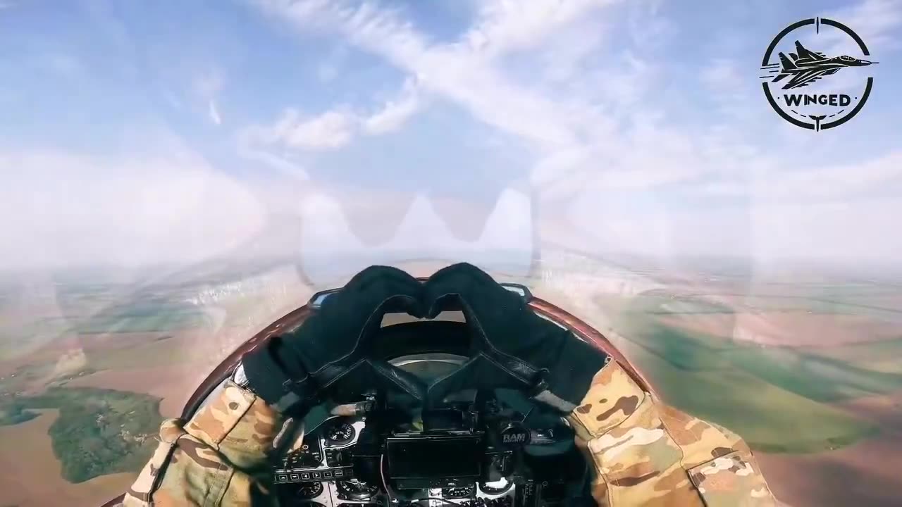 New Footage from the Ukrainian Pilot of a Mig29