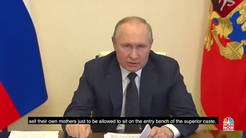 President Putin Calls Russians Against Invasion ‘Scum And Traitors’