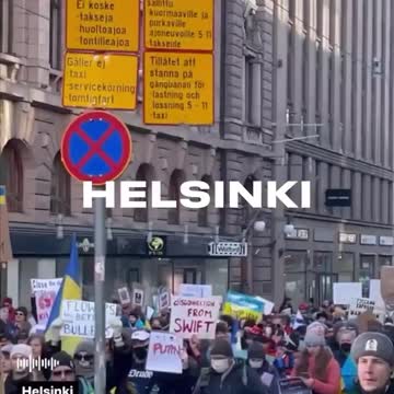 People United against war around the world