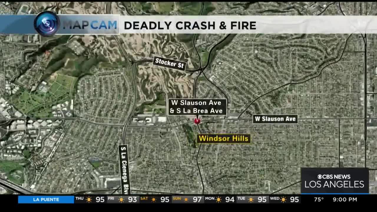 Fiery car crash in Windsor Hills kills 6 people