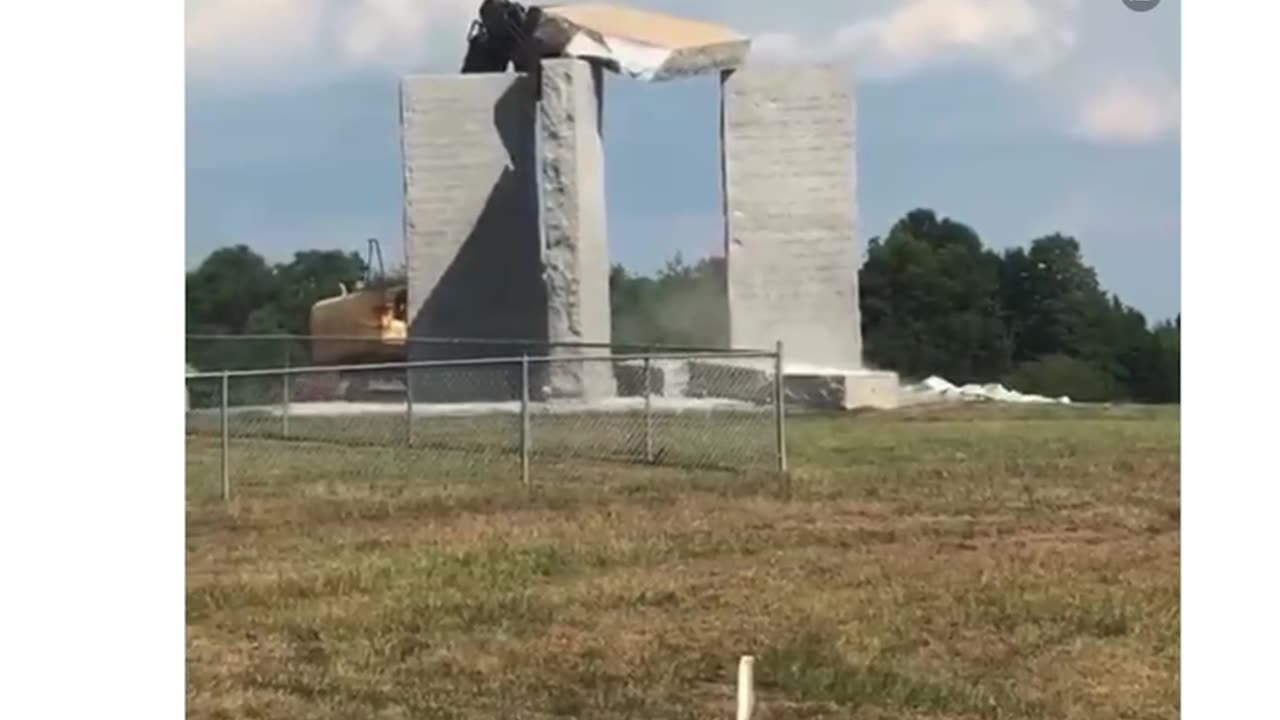 GEORGIA GUIDESTONES DEMOLISHED