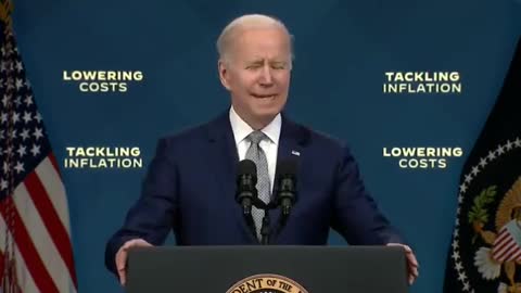 Biden: "I'm taking inflation very seriously and it's my top domestic priority"