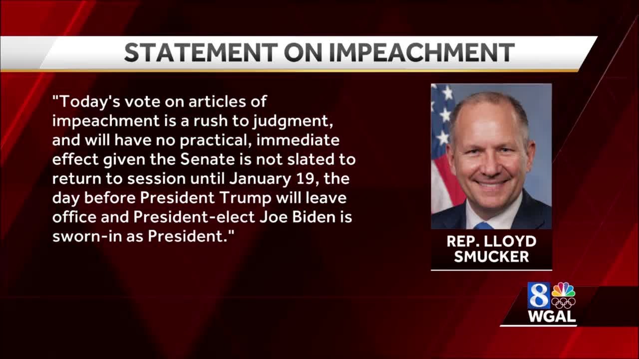 Republican Susquehanna Valley congressmen vote against impeachment