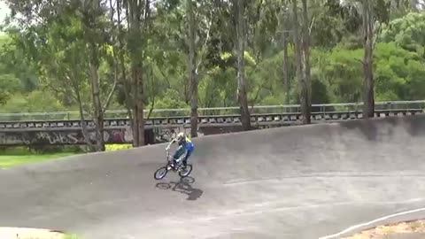 Conner Fields checks out new BMX track