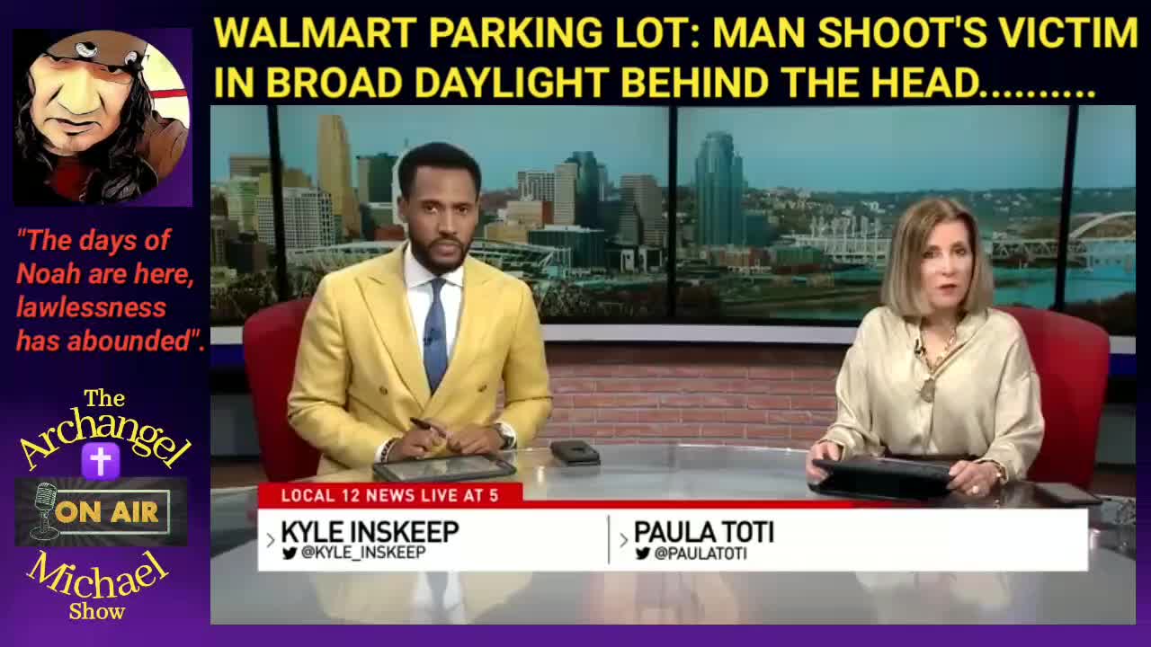 Man executes another man in broad daylight in Walmart parking lot.