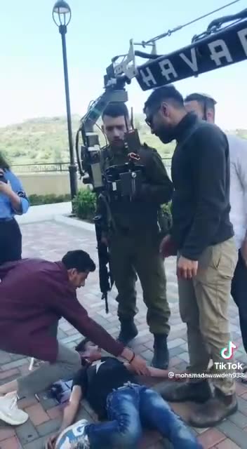 WATCH: Video shows the war between Palestine and Israel is being staged like a movie‼️