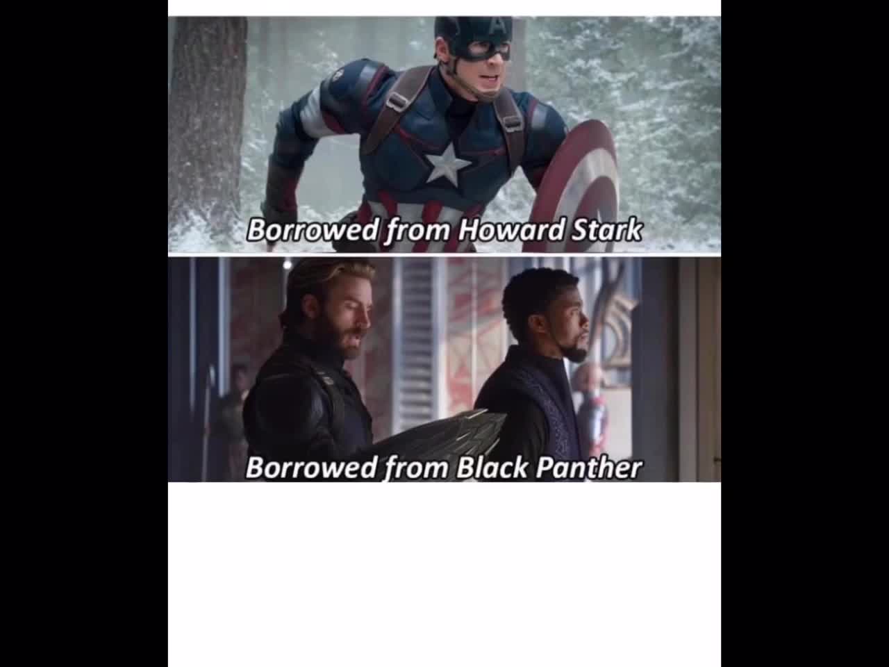 MEMES because CAPTAIN AMERICA has sold BUCKY for his new SHIELD