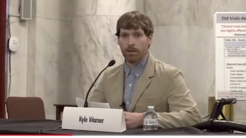 Kyle Warner “Thank you to Dr Fauci, to the FDA head, CDC, NIH, everyone, for not showing up