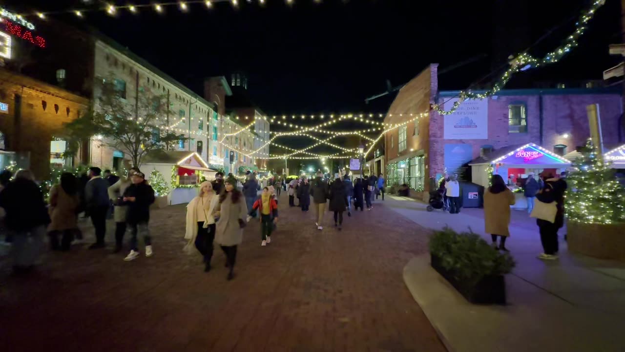 Live from Toronto Christmas Village at Distillery District November 17 2023