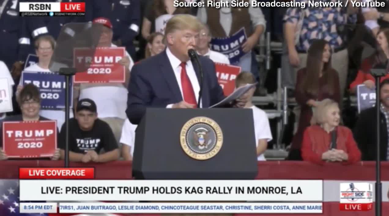 President Trump Reads Aloud 2017 Tweets from Whistleblower’s Lawyer