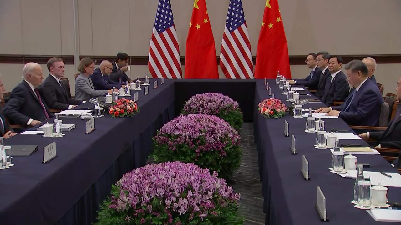 Joe Biden and Xi Jinping Hold Meeting During APEC Forum