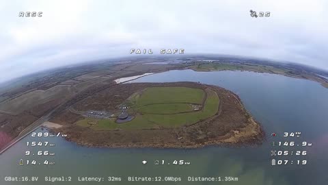 Long Range Flight 3.2Km from home and it starts to rain Walksnail