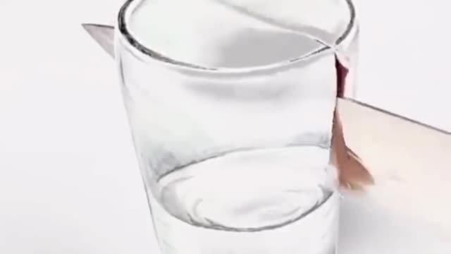#IT'S A GLASS//🥛# 🤔@OR A CAKE??