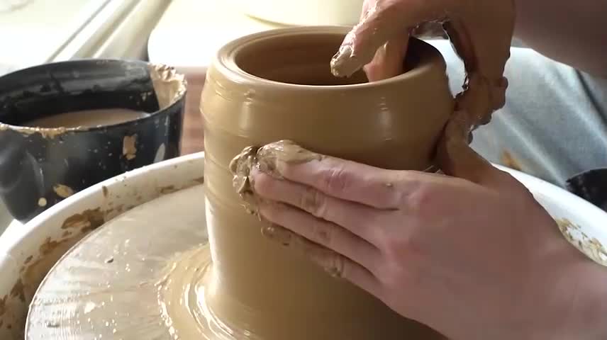 The Process Of Pulling Embryos From Clay