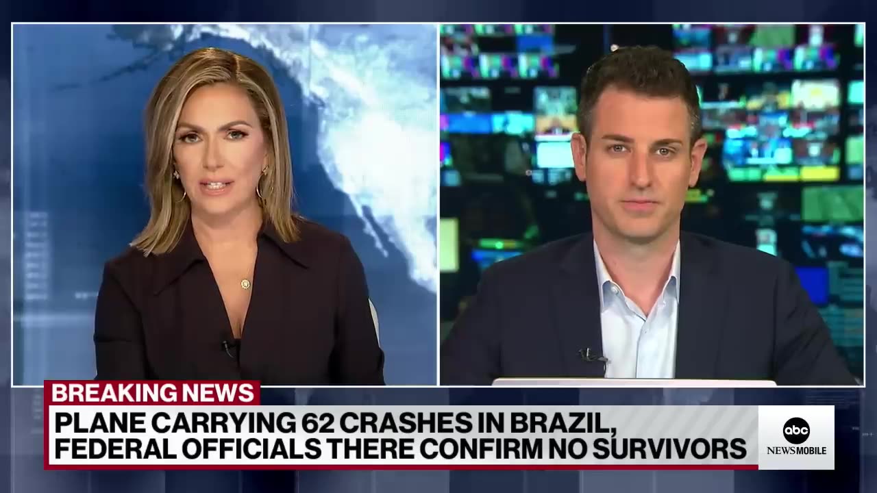 No survivors after plane carrying 62 people crashes in Brazil: Authorities