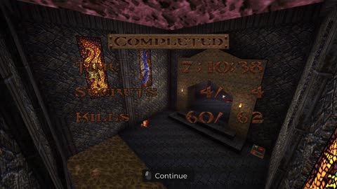 Quake - E2M4 The Ebon Fortress Walkthrough (All Secrets)
