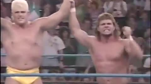 (1994.01.22) Dustin Rhodes & Brian Pillman vs Rick Rude & Steve Austin - WCW