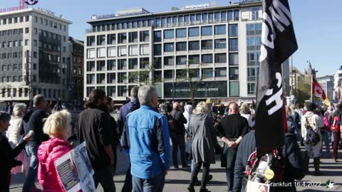 Aufzug und Demo - Frankfurt 16.4.2022