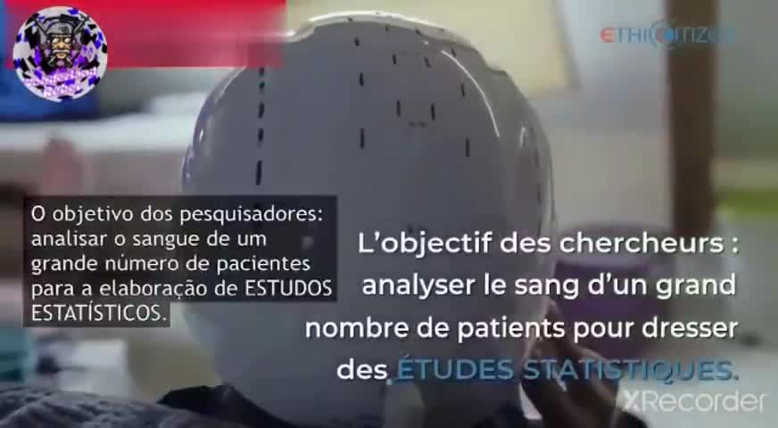 11 -Microscopia do sangue dos vacinados COVID vs sangue saudável.