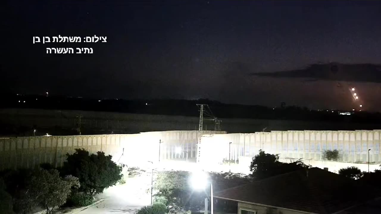 🚀🇮🇱 Israel War | HD Surveillance Footage: Rockets Launched from Northern Gaza | Gaza Hospital | RCF