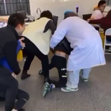 Chinese Parents Forcing Screaming Kids To Take The Death Shot