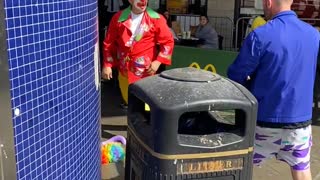 Guy Isn't Clowning Around