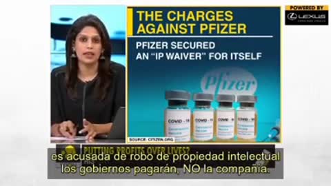 Condiciones de los contratos de Pfizer