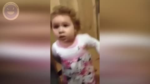 little girl fights with her mother calls her crazy