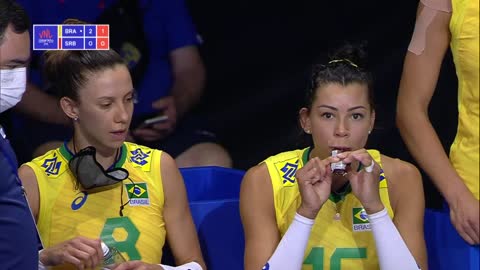 VNL 2021 BR4S1L x S3RV14 (Fase de Grupos)