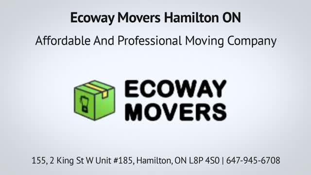 Experienced Ecoway Movers In Hamilton ON